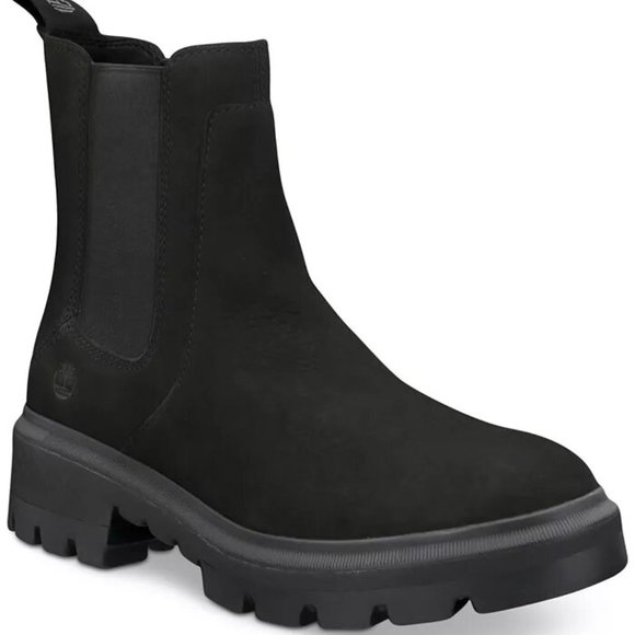 Timberland Cortina Valley Chelsea Black Ankle Boots Bootie Shoes Multi Size NEW